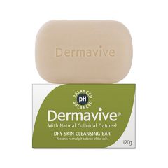 Dermavive Dry Skin Cleasing Bar 120g