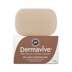 Dermavive Oily Skin Cleasing Bar 120g